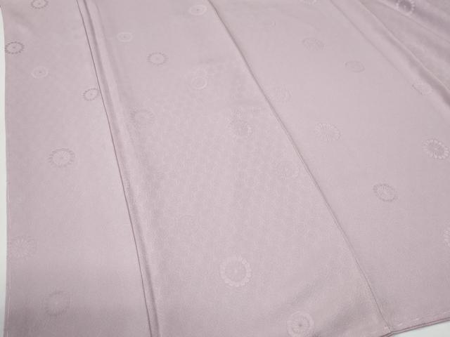 平和屋着物●上質な色無地　舞花地紋　撫子色　ロング丈　正絹　逸品　未使用　CABE3100yc