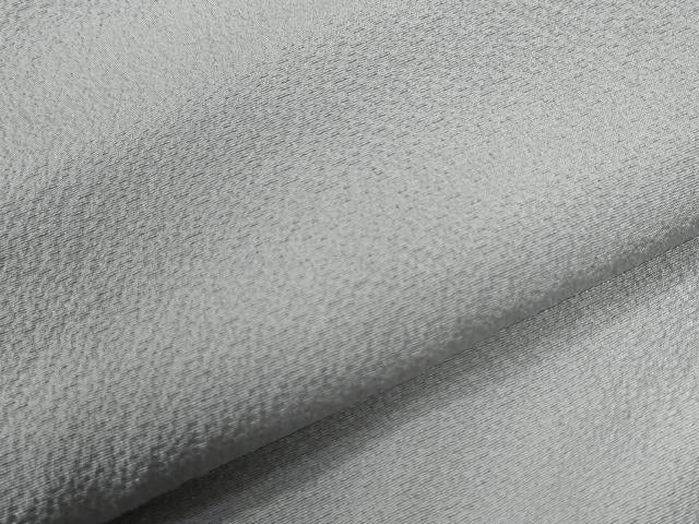平和屋着物●二代目清次郎監修　手描き　色無地　白鼠色　正絹　逸品　未使用　CABE3102yc