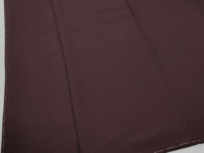平和屋着物●上質な色無地　黒鳶色　正絹　逸品　未使用　CABE3105yc