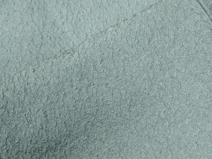 平和屋着物●上質な色無地　紋意匠　秘色色　正絹　逸品　CABE3113yc