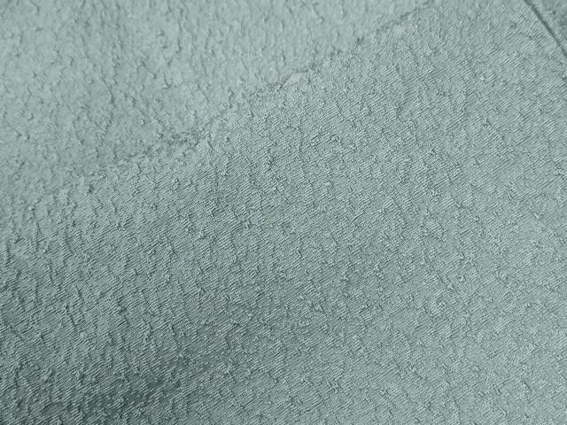 平和屋着物●上質な色無地　紋意匠　秘色色　正絹　逸品　CABE3113yc