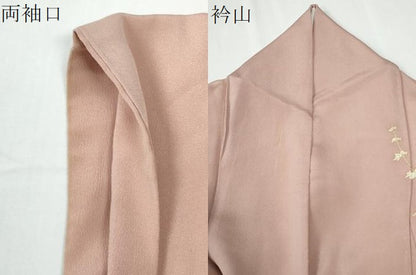 平和屋着物●訪問着　草花文　金彩　正絹　逸品　CABE3119yc