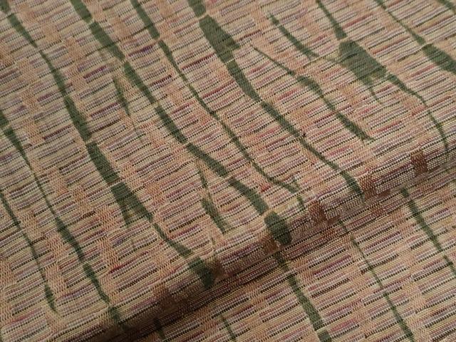平和屋着物●上質な紬　変わり縞　正絹　逸品　CABE3124yc