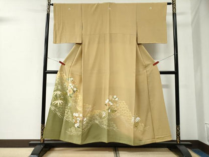 平和屋着物●創業460年・千總　色留袖　松竹梅　暈し染め　金彩　小田急百貨店扱い　正絹　逸品　CABE3125yc