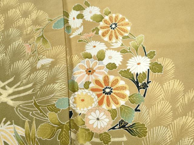 平和屋着物●創業460年・千總　色留袖　松竹梅　暈し染め　金彩　小田急百貨店扱い　正絹　逸品　CABE3125yc