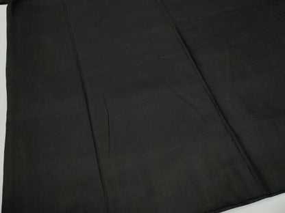 平和屋着物●男性　黒紋付　正絹　逸品　CABE3159yc