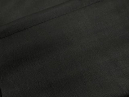 平和屋着物●男性　黒紋付　正絹　逸品　CABE3159yc