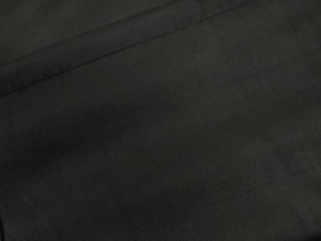 平和屋着物●男性　黒紋付　正絹　逸品　CABE3159yc