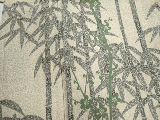 平和屋着物●伝統工芸士　水谷滉　訪問着　松竹梅　正絹　逸品　CABE3160yc
