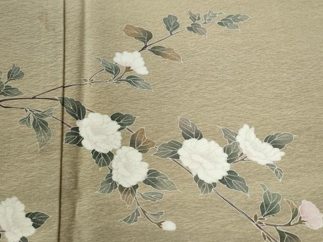 平和屋着物●訪問着　友禅　枝花文　正絹　逸品　CABE3179yc