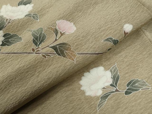 平和屋着物●訪問着　友禅　枝花文　正絹　逸品　CABE3179yc