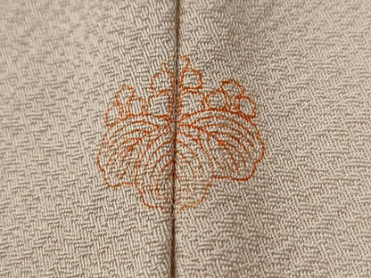 平和屋着物●中国三大刺繍　スワトウ刺繍　総刺繍　訪問着　駒刺繍　地紙草花文　暈し染め　金彩　正絹　逸品　CABE3180yc