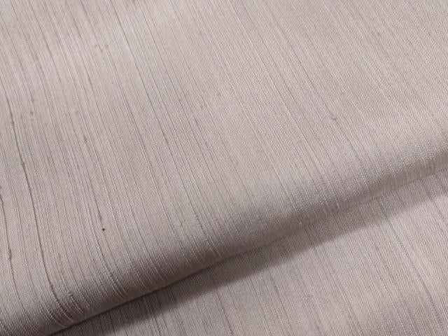 平和屋着物●加賀友禅の巨匠　初代　由水十久監修　縦節紬　色無地　紅藤色　正絹　逸品　CABE3191yc