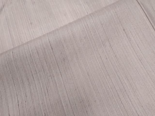 平和屋着物●加賀友禅の巨匠　初代　由水十久監修　縦節紬　色無地　紅藤色　正絹　逸品　CABE3191yc