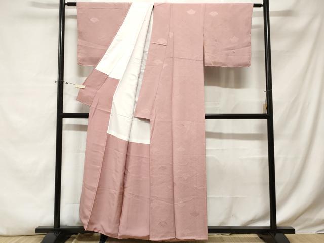 平和屋着物■上質な小紋 地紋起こし 青海波 暈し染め 正絹 逸品 CABE3230ev