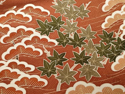 平和屋着物■訪問着 駒刺繍 枝松梅文 金彩 ますいわ屋扱い 正絹 逸品 CABE3233ev