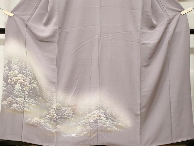 平和屋着物■訪問着　御所解文　暈し染め　金彩　正絹　逸品　CABE3264ev