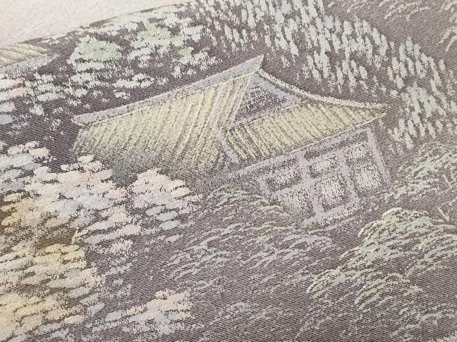 平和屋着物■訪問着　御所解文　暈し染め　金彩　正絹　逸品　CABE3264ev