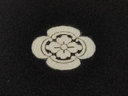 平和屋着物■豪華黒留袖　作家物　御所解文　千鳥花文　暈し染め　正絹　逸品　CABE3276ev