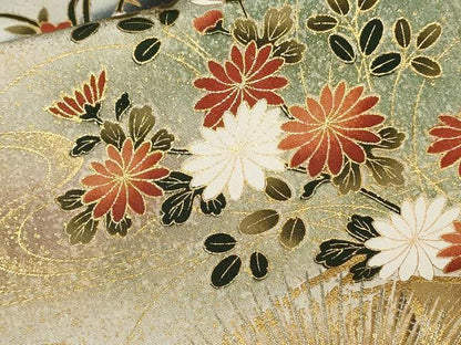 平和屋着物■豪華黒留袖　作家物　駒刺繍　御所解文　暈し染め　金彩　正絹　逸品　CABE3298ev