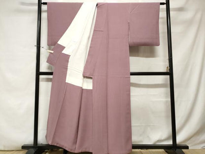 平和屋着物■上質な色無地 浅紫色 正絹 逸品 CABE3320ev
