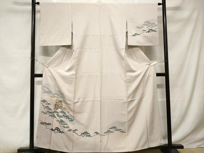 平和屋着物■訪問着 御所車枝松文 暈し染め 金彩 正絹 逸品 CABE3389ev