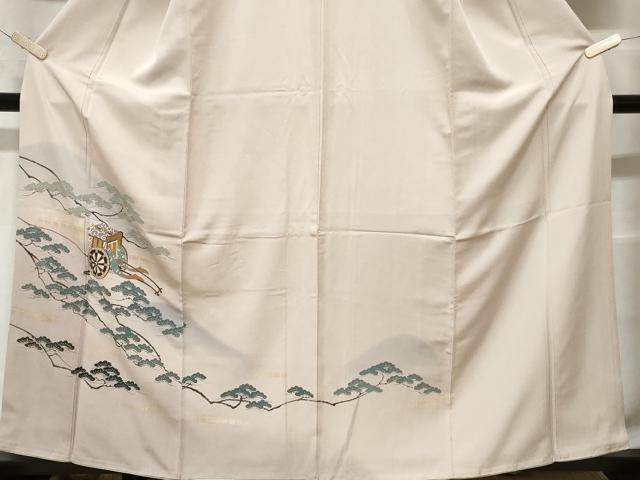 平和屋着物■訪問着 御所車枝松文 暈し染め 金彩 正絹 逸品 CABE3389ev