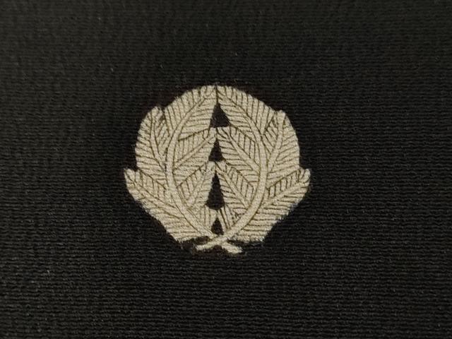 平和屋着物■豪華黒留袖 駒刺繍 立波飛鶴文 金彩 正絹 逸品 CABE3397ev