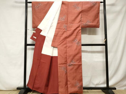 平和屋着物■上質な紬 椿 やまと誂製 正絹 逸品 CABE3423ev