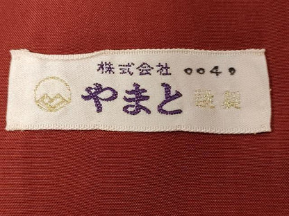平和屋着物■上質な紬 椿 やまと誂製 正絹 逸品 CABE3423ev