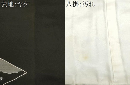 平和屋着物■豪華黒留袖 駒刺繍 立波草花文 銀彩 正絹 逸品 CABE3428ev