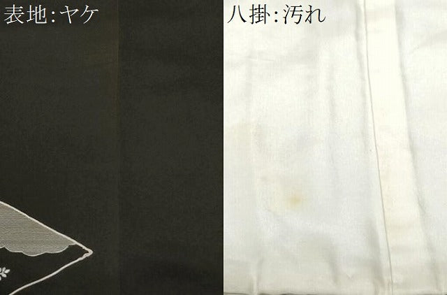 平和屋着物■豪華黒留袖 駒刺繍 立波草花文 銀彩 正絹 逸品 CABE3428ev