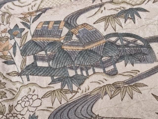 平和屋着物■上質な小紋 御所解文 正絹 逸品 CABE3441ev