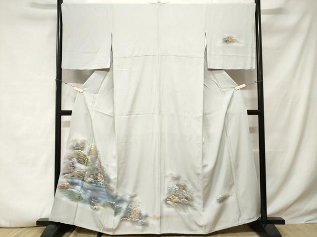 平和屋着物■訪問着 御所解文 暈し染め 金彩 正絹 逸品 CABE3445ev