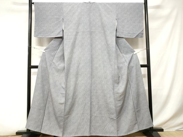 平和屋着物■上質な小紋　鹿の子文　正絹　逸品　CABE3493ev