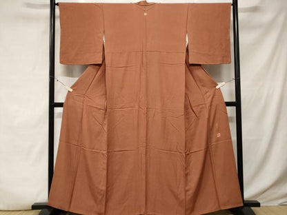 平和屋着物■江戸小紋　作家物　草木染　鮫小紋柄　正絹　逸品　CABE3505ev