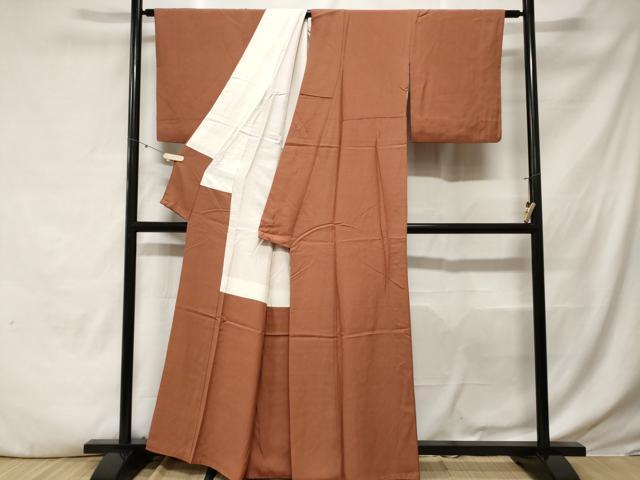 平和屋着物■江戸小紋　作家物　草木染　鮫小紋柄　正絹　逸品　CABE3505ev