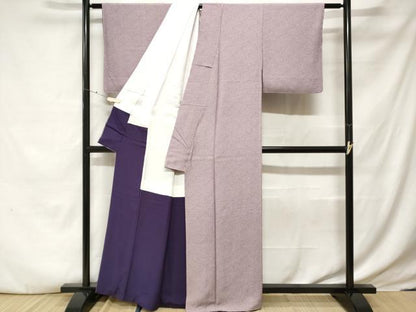 平和屋着物■江戸小紋　花尽くし文　正絹　逸品　CABE3547ev