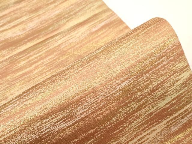 平和屋着物●西陣織　陰山織物謹製　箔屋清兵衛　六通柄袋帯　草木染　千彩霞　金糸　正絹　逸品　CABE3623dy