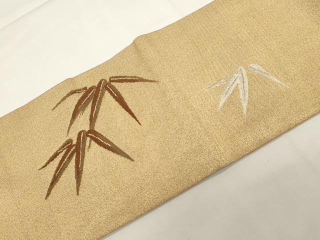 平和屋着物●綴れ　九寸名古屋帯　虎　金銀糸　正絹　逸品　CABE3694dy