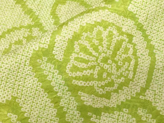平和屋着物●九寸名古屋帯　総絞り　花丸文　正絹　逸品　CABE3697dy