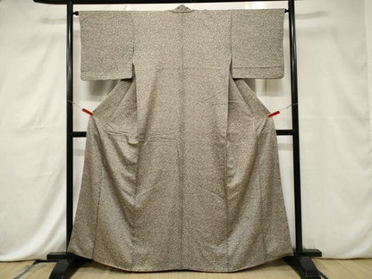 平和屋着物■上質な小紋 花尽くし文 正絹 逸品 CABE3750dy