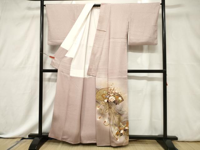 平和屋着物■豪華色留袖 作家物 扇面花文 暈し染め 金彩 正絹 逸品 CABE3762dy