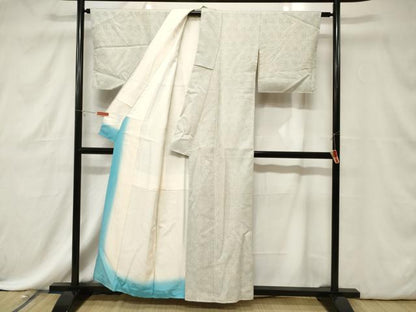 平和屋着物■大変加工の良い総絞り小紋 正絹 逸品 CABE3781dy