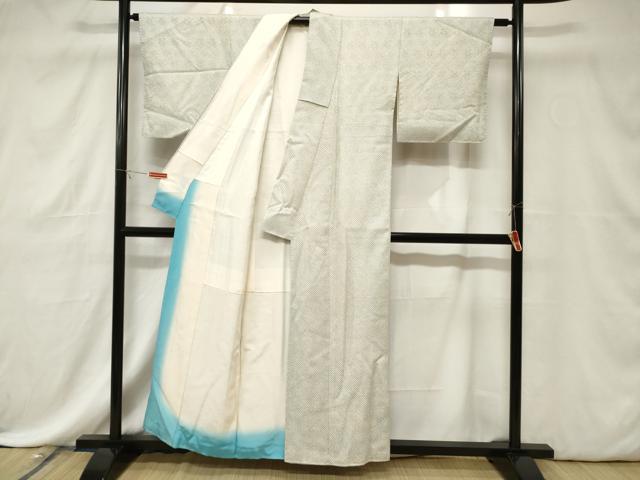 平和屋着物■大変加工の良い総絞り小紋 正絹 逸品 CABE3781dy
