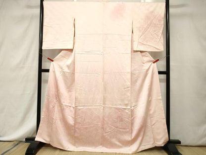 平和屋着物■訪問着 草花文 暈し染め 正絹 逸品 CABE3796dy
