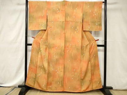平和屋着物■上質な小紋 霞文 暈し染め 正絹 逸品 CABE3808dy