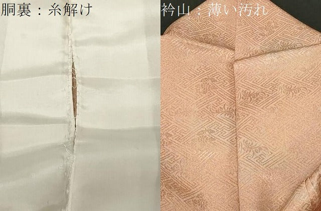 平和屋着物■上質な小紋 霞文 正絹 逸品 CABE3832dy