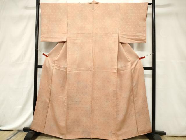 平和屋着物■上質な小紋 霞文 正絹 逸品 CABE3832dy