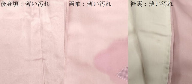 平和屋着物■中国三大刺繍 スワトウ刺繍 訪問着 扇面花文 暈し染め 銀糸 正絹 逸品 CABE3834dy